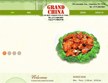 Tablet Screenshot of grandchinacolumbia.com